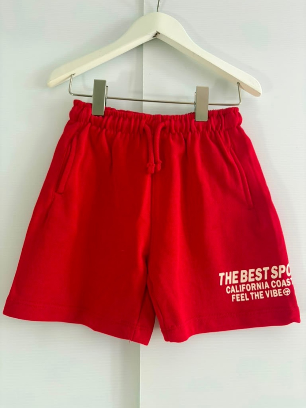 Zara Red Sweatshorts | size 2 years NWT